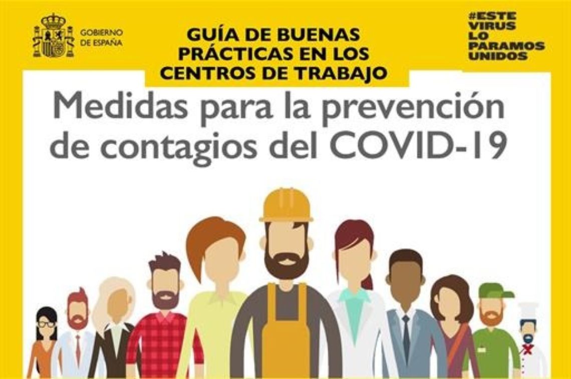 Obtén la guía de buenas prácticas en los centros de trabajo frente al COVID-19 del Gobierno de España